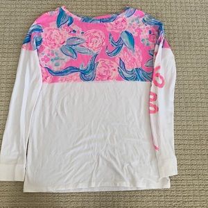 women’s Lilly Pulitzer long sleeve fin top